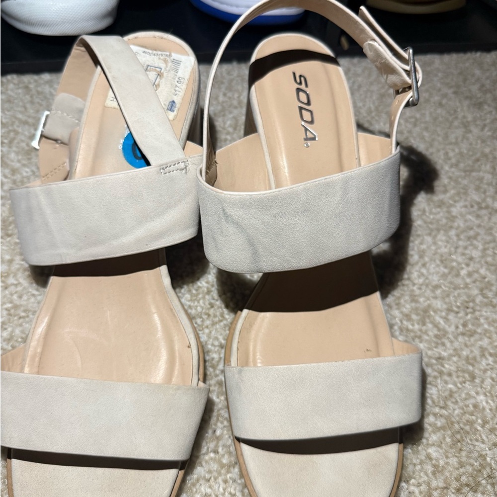 Soda Cream Sandals Minimalist Design